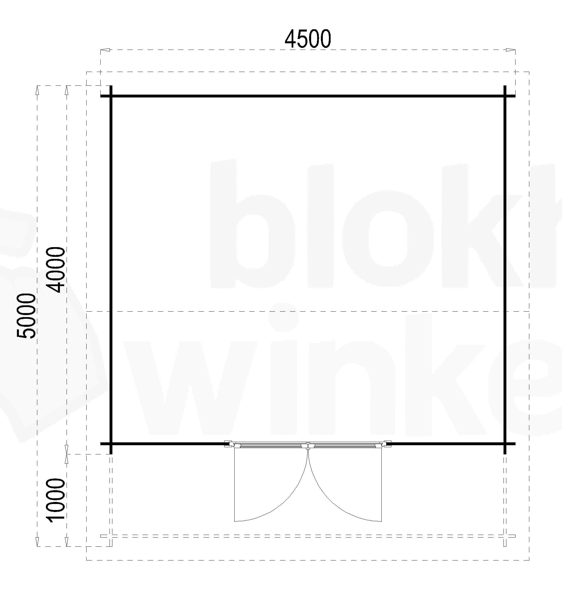 Plattegrond Texas 450x400