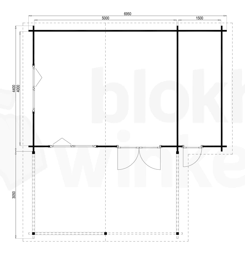 Plattegrond Badalona C geïmpregneerd
