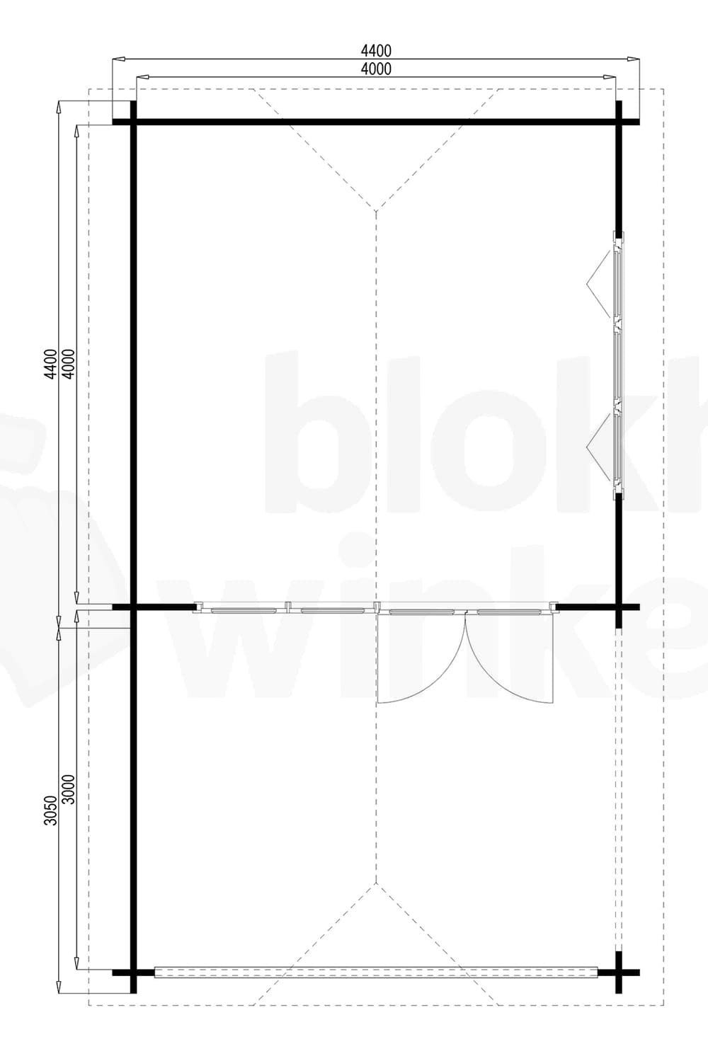 Plattegrond Barbano A geïmpregneerd