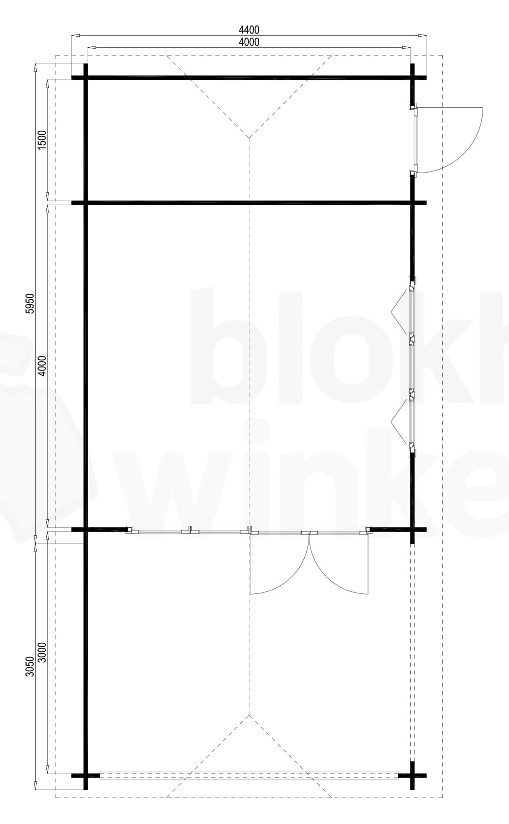 Plattegrond Barbano B Gecoat