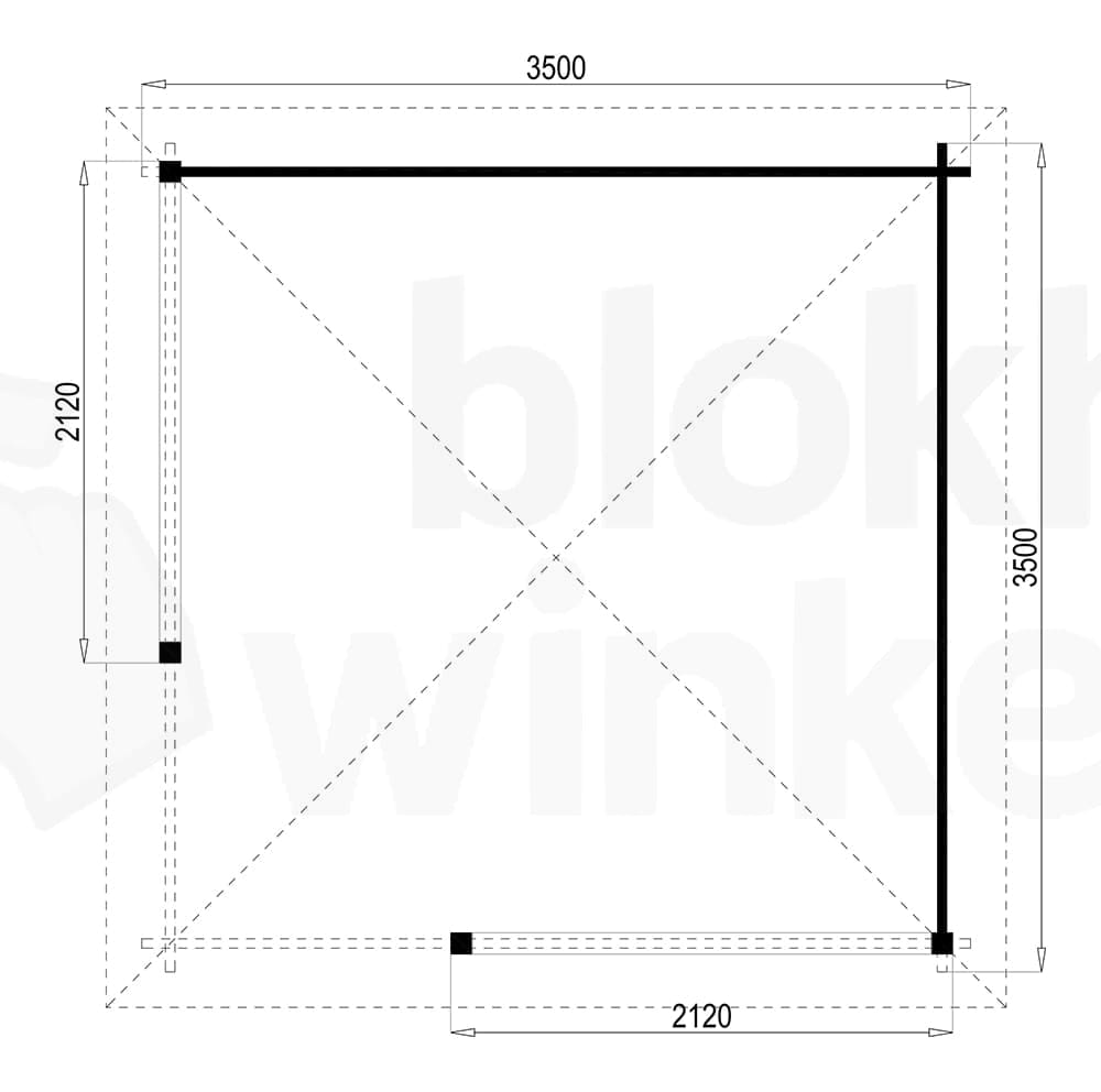 Plattegrond Bilbao 350x350 geïmpregneerd