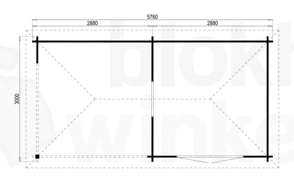 Plattegrond Carea geïmpregneerd