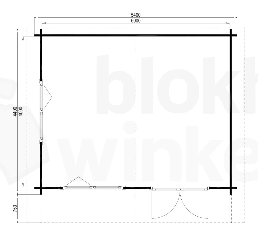 Plattegrond Ferro A geïmpregneerd