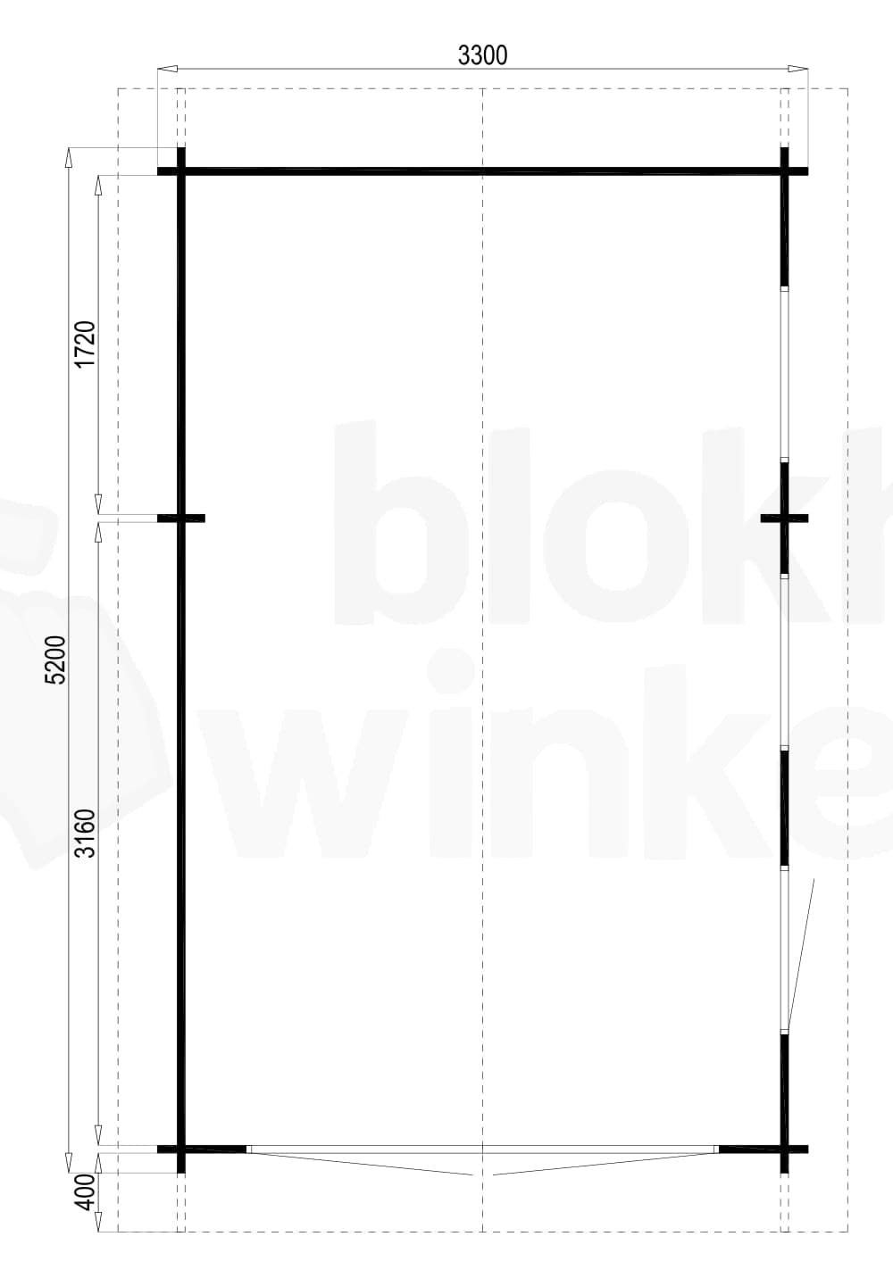 Plattegrond Gerona A 310x500