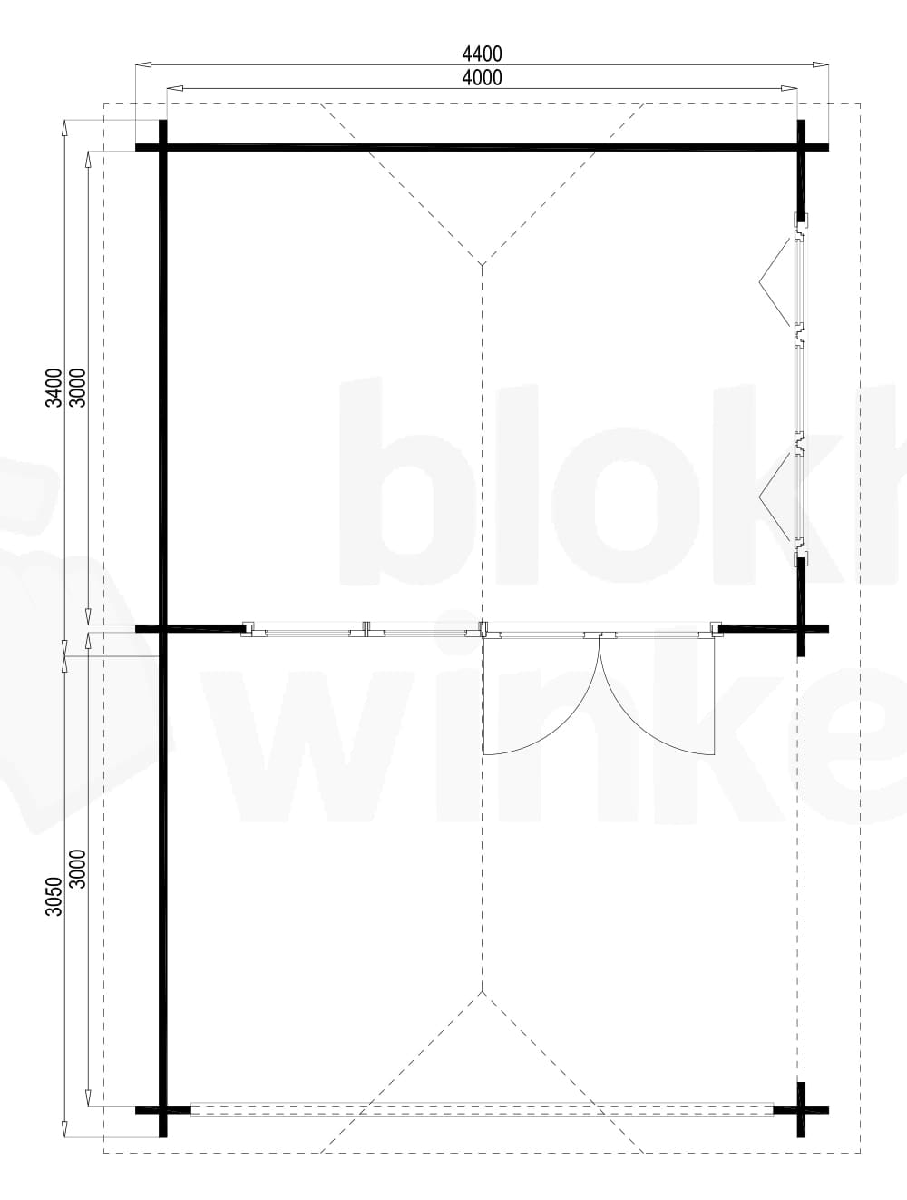 Plattegrond Lobon A geïmpregneerd