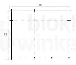 Plattegrond Interflex blokhut Kapschuur Lucena