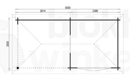 Plattegrond Interflex blokhut Soria