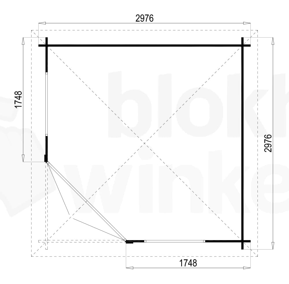 blokhut Valencia 28 - Interflex - 3055G - 300x300