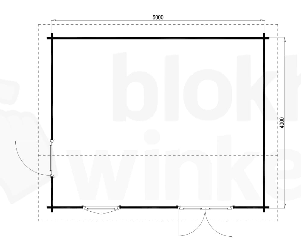 Plattegrond Bristol 400x500 geïmpregneerd