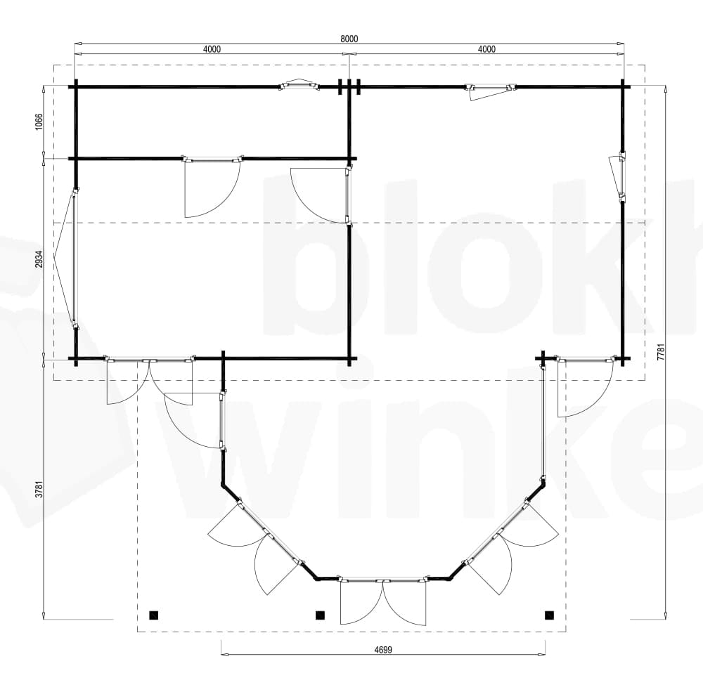 Plattegrond Cambridge 770x800
