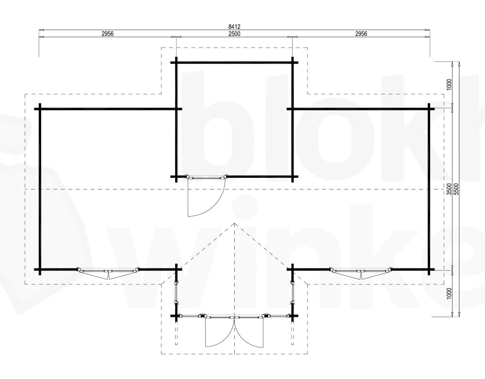 Plattegrond Daisy 550x850