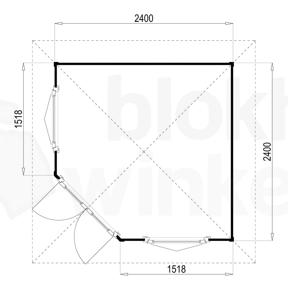 Plattegrond Fifth Avenue 240x240 V3