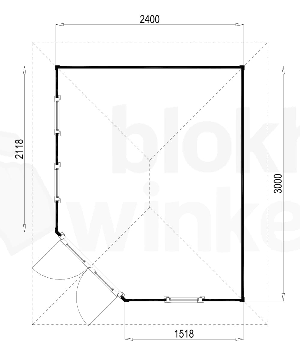 Plattegrond Fifth Avenue 240x300 V8