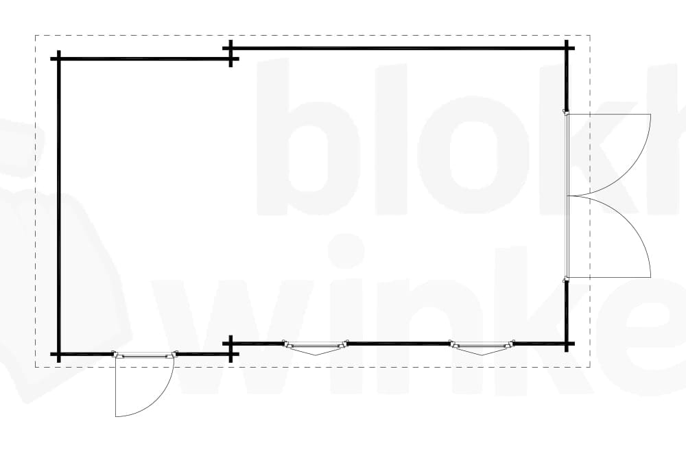 Plattegrond Indiana 400x650 geïmpregneerd