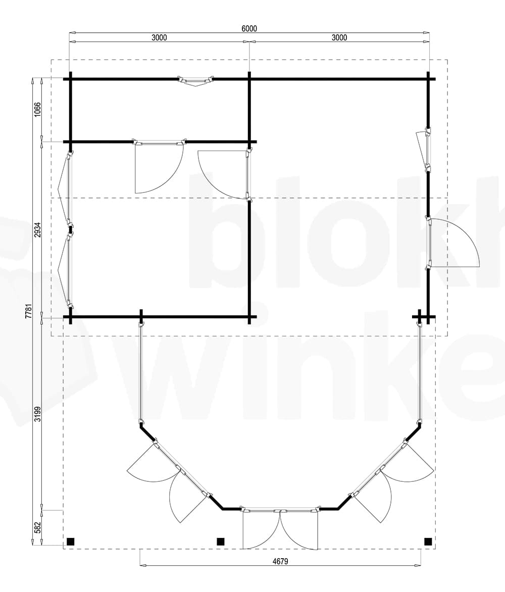 Plattegrond Hampshire 600x778