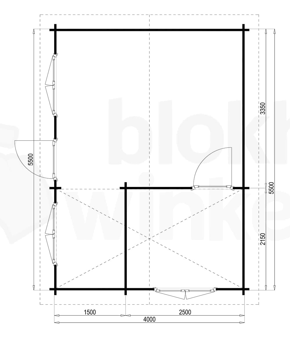 Plattegrond London 400x550 geïmpregneerd