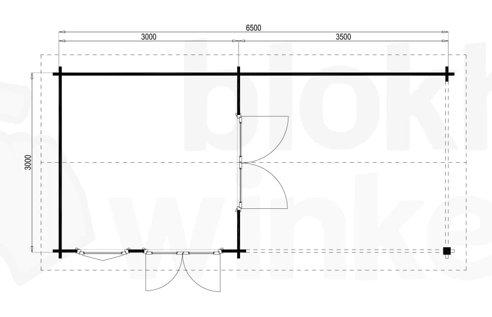Plattegrond Mallorca 300x650 geïmpregneerd