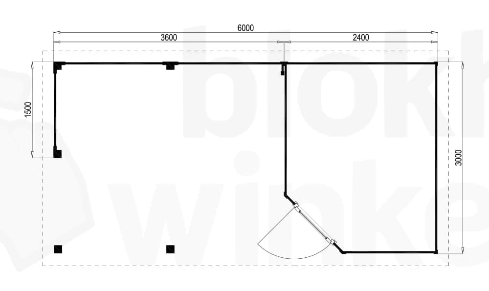 Plattegrond Prima Lilly geïmpregneerd