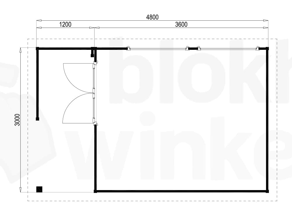 Plattegrond Prima Winston 300x480