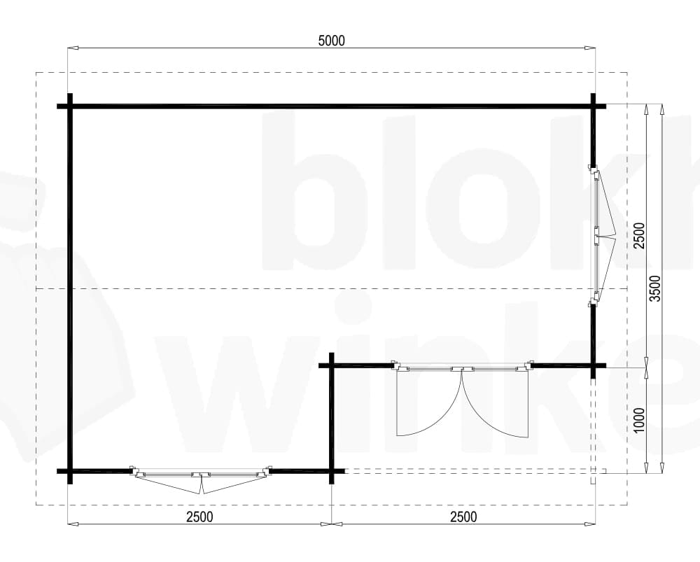 Plattegrond Toronto 350x500 geïmpregneerd