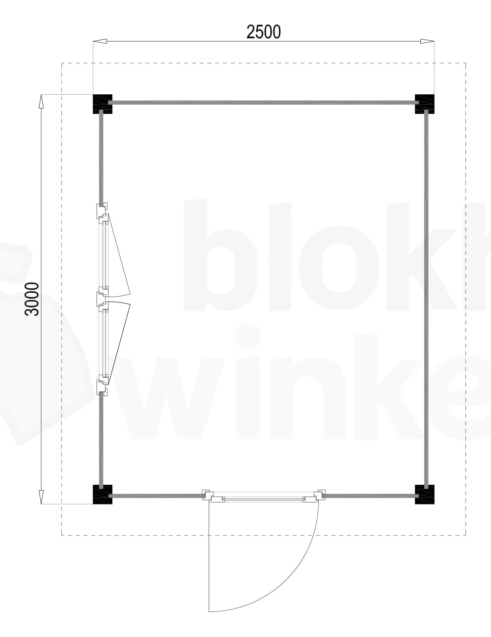 Plattegrond Alexandra 300x250 gecoat