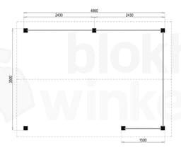 Plattegrond Lugarde blokhut Hamilton 350x486 gecoat