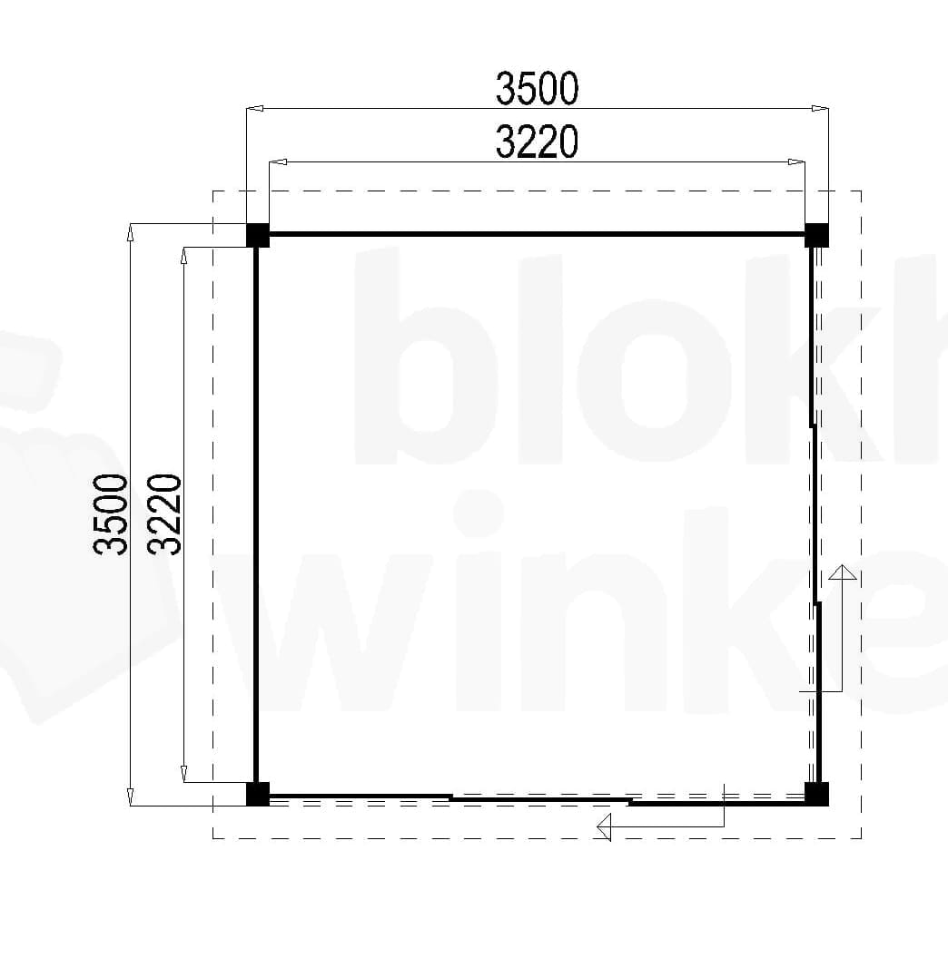 Plattegrond Lugarde Tuinkamer Apeldoorn 350x350