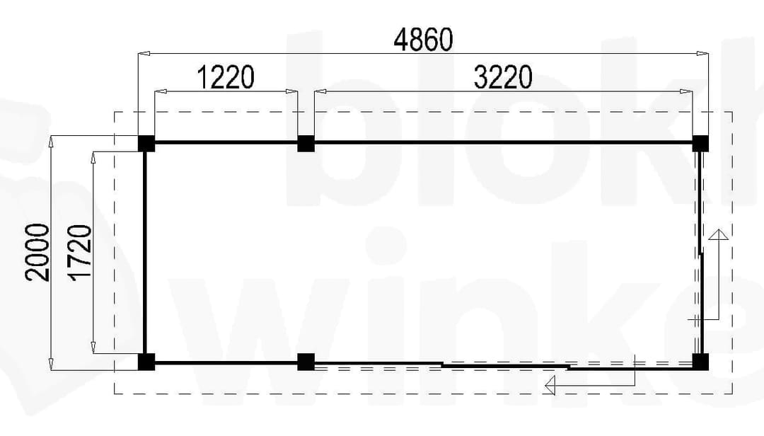 Plattegrond Lugarde Tuinkamer Apeldoorn 486x200