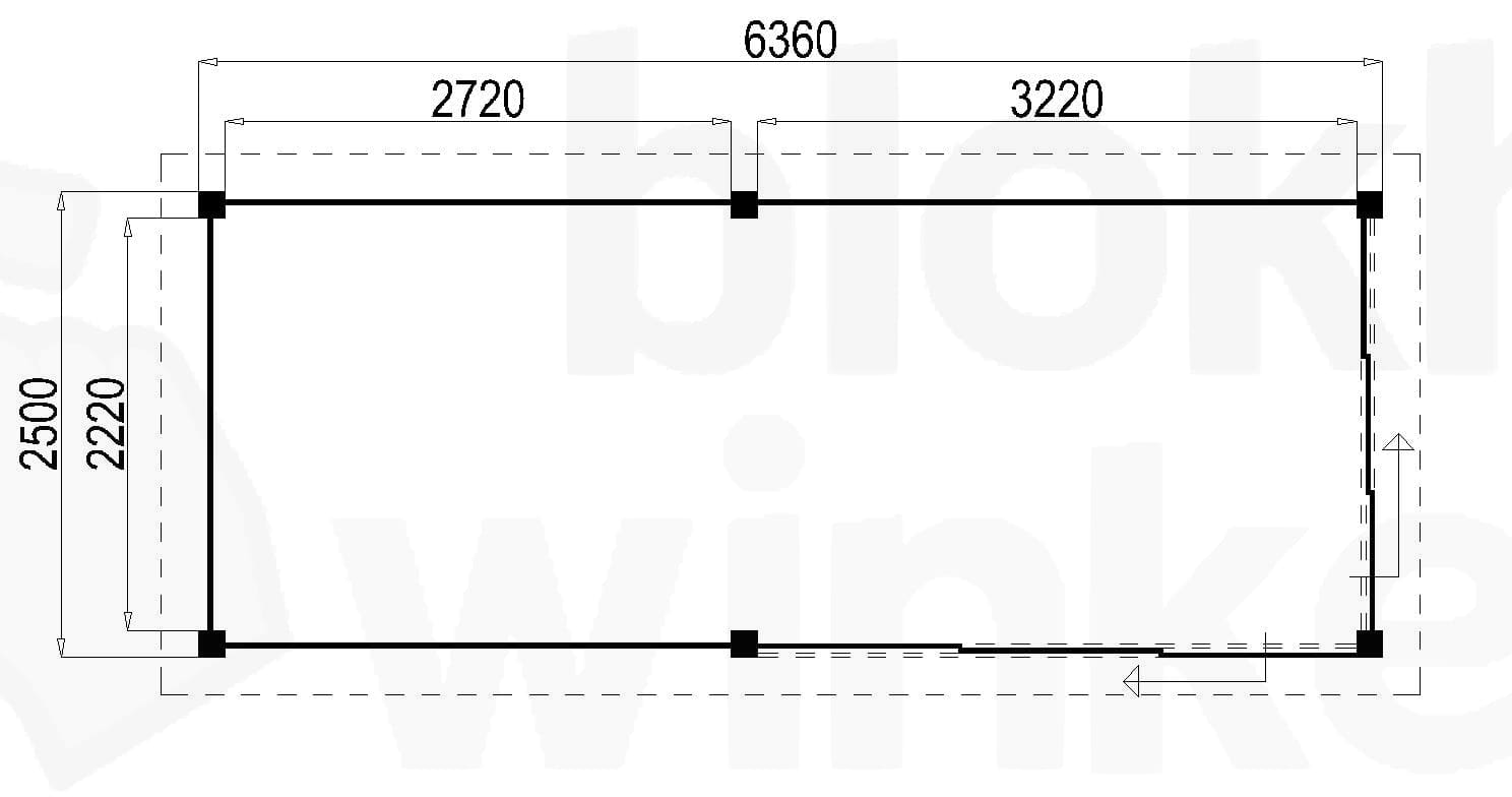 Plattegrond Lugarde Tuinkamer Apeldoorn 636x250