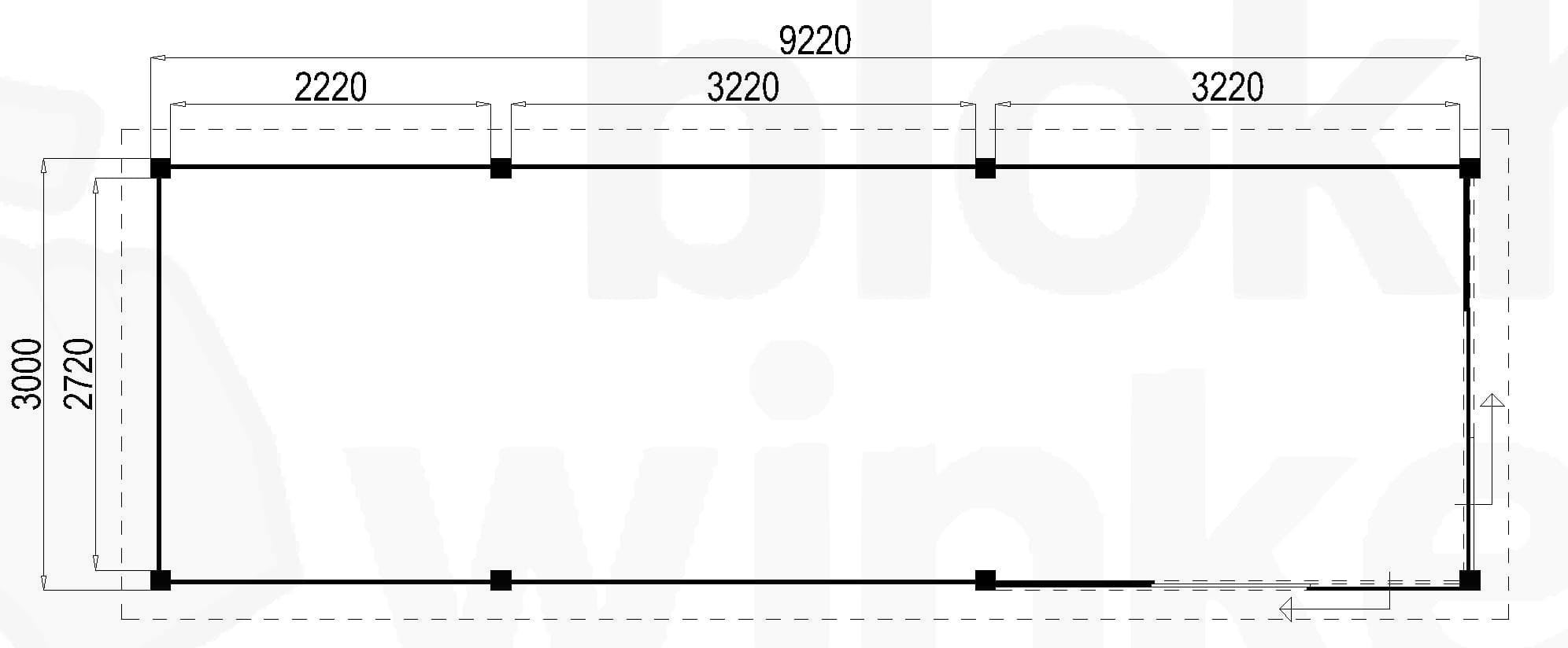 Plattegrond Lugarde Tuinkamer Apeldoorn 922x300