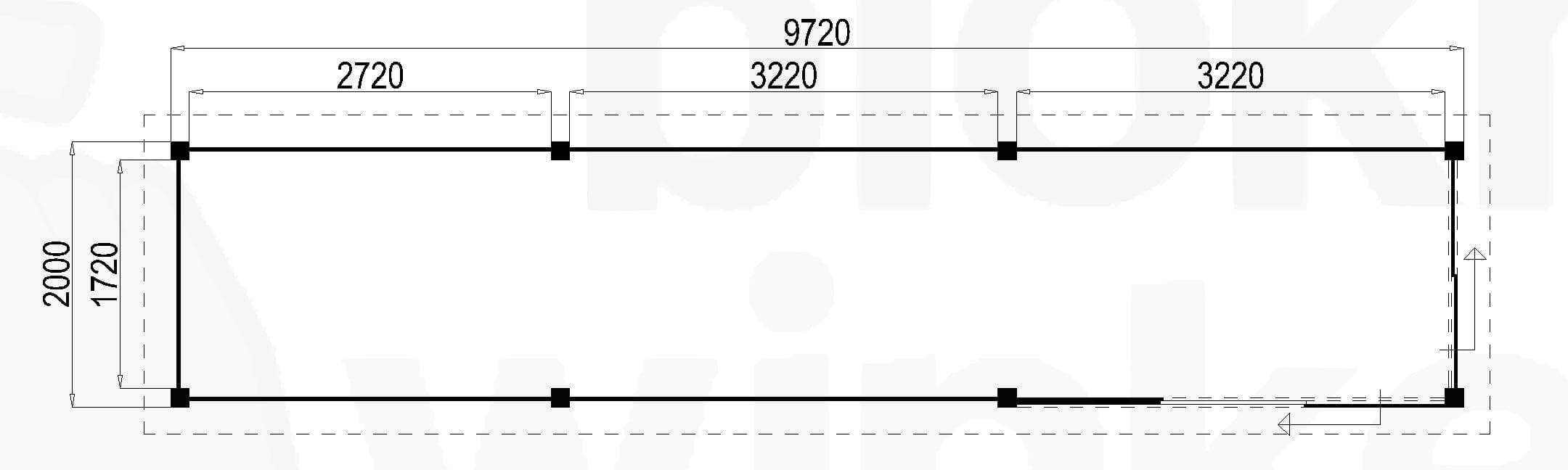 Plattegrond Lugarde Tuinkamer Apeldoorn 972x200