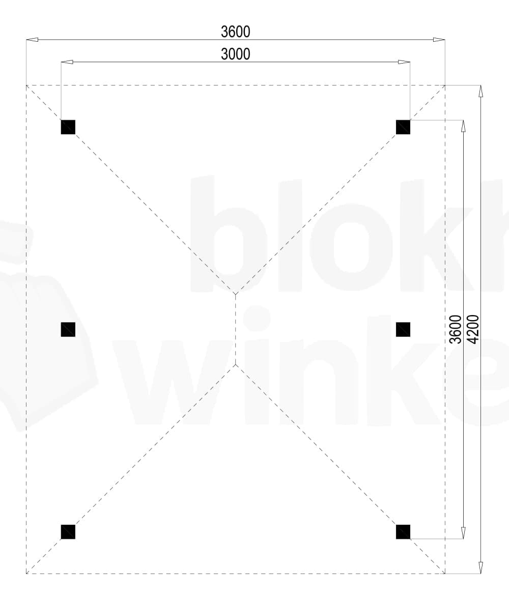 Plattegrond Veranda 300x360