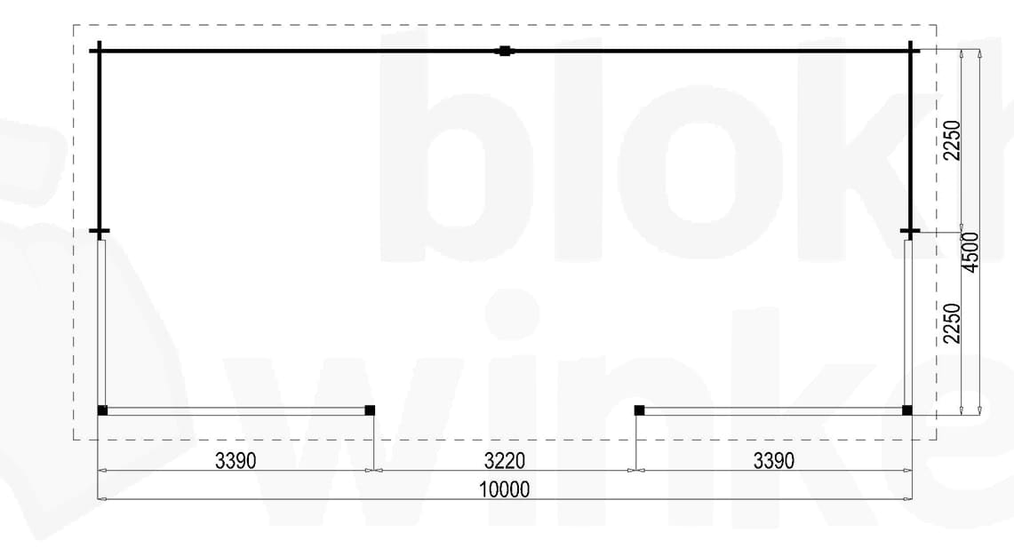 Plattegrond Lugarde Veranda Amsterdam 1000x450 geïmpregneerd