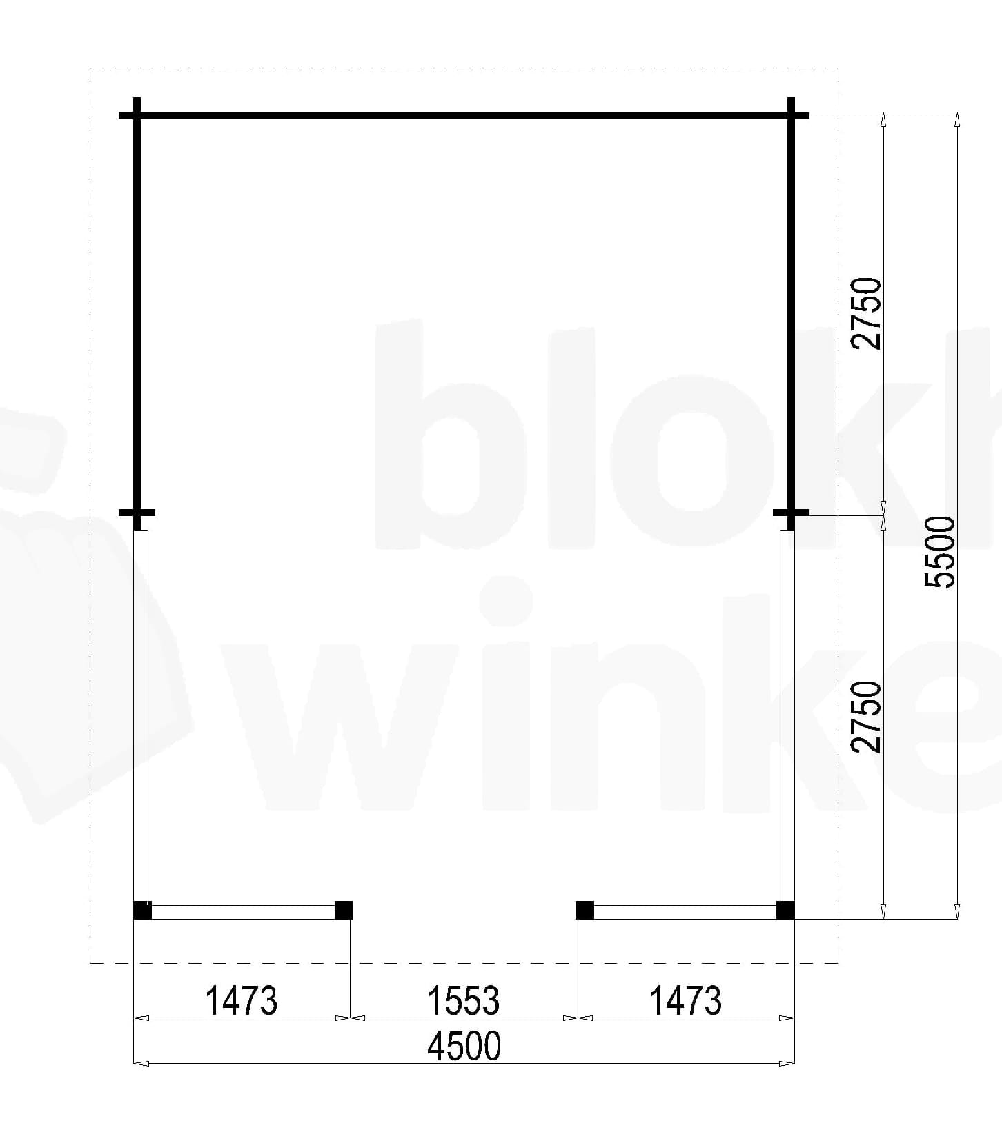 Plattegrond Lugarde Veranda Amsterdam 450x550