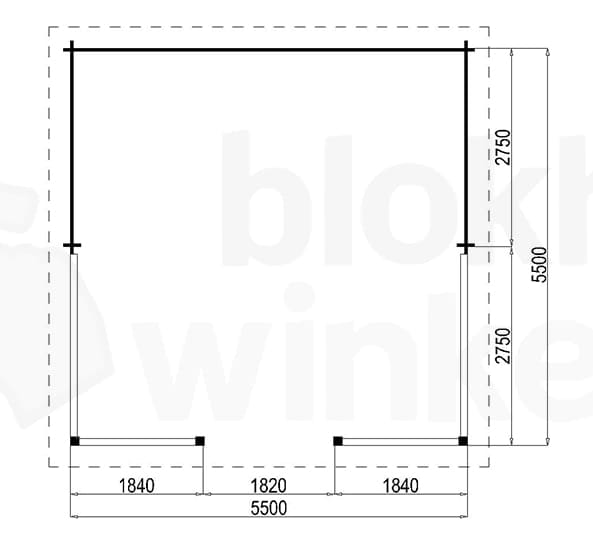 Plattegrond Lugarde Veranda Amsterdam 550x550 geïmpregneerd