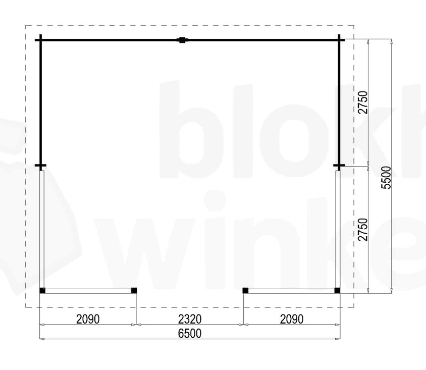 Plattegrond Lugarde Veranda Amsterdam 650x550 geïmpregneerd