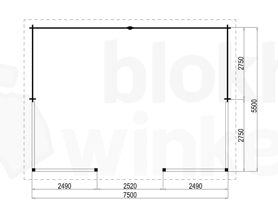 Plattegrond Lugarde Veranda Amsterdam 750x550 geïmpregneerd