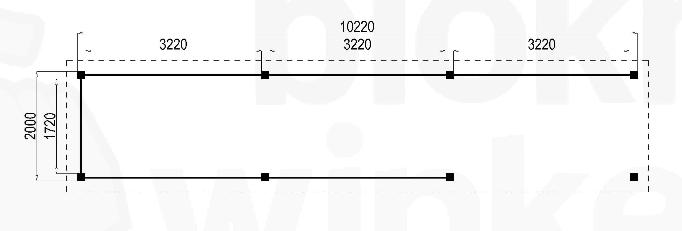 Plattegrond Lugarde Veranda Arnhem 1022x200 geïmpregneerd