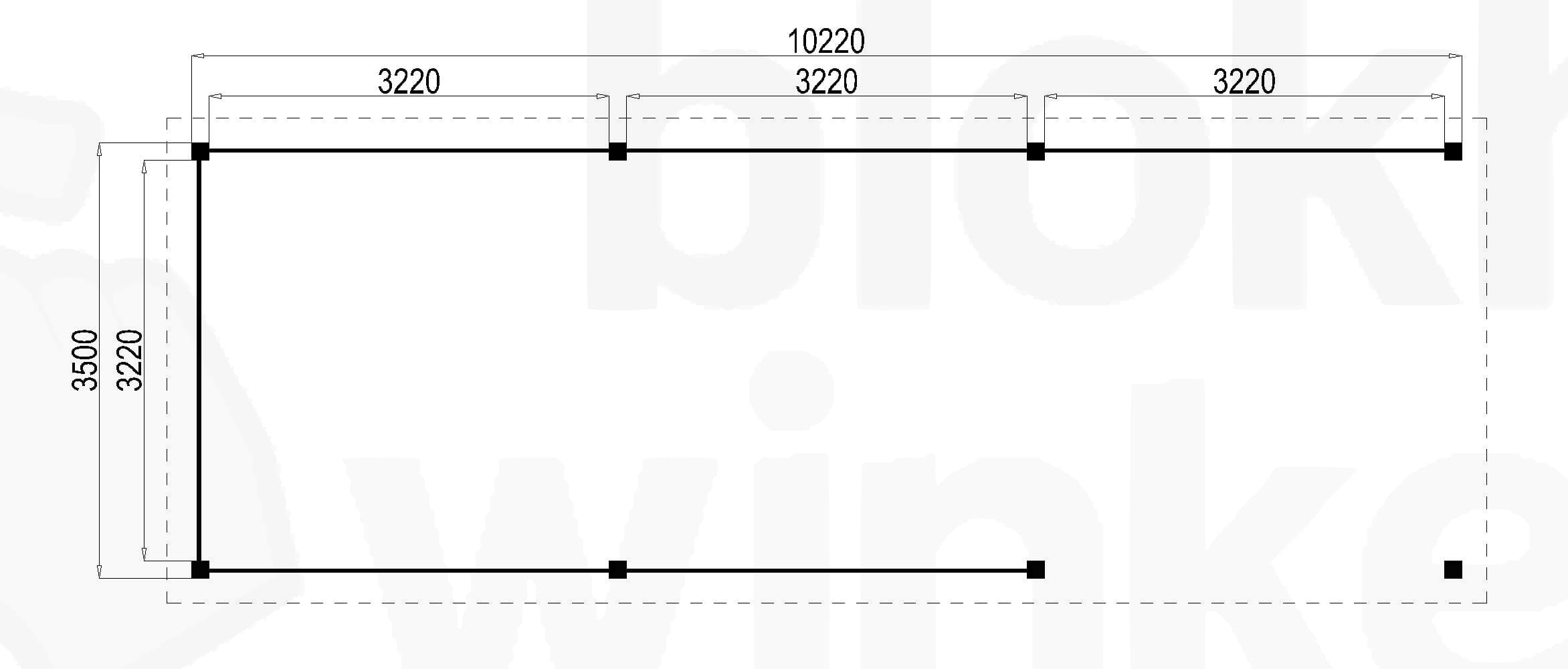 Plattegrond Lugarde Veranda Arnhem 1022x350 geïmpregneerd