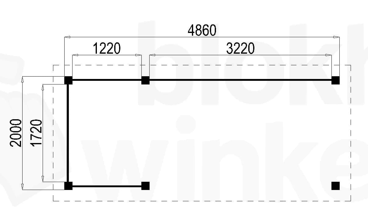 Plattegrond Lugarde Veranda Arnhem 486x200 geïmpregneerd