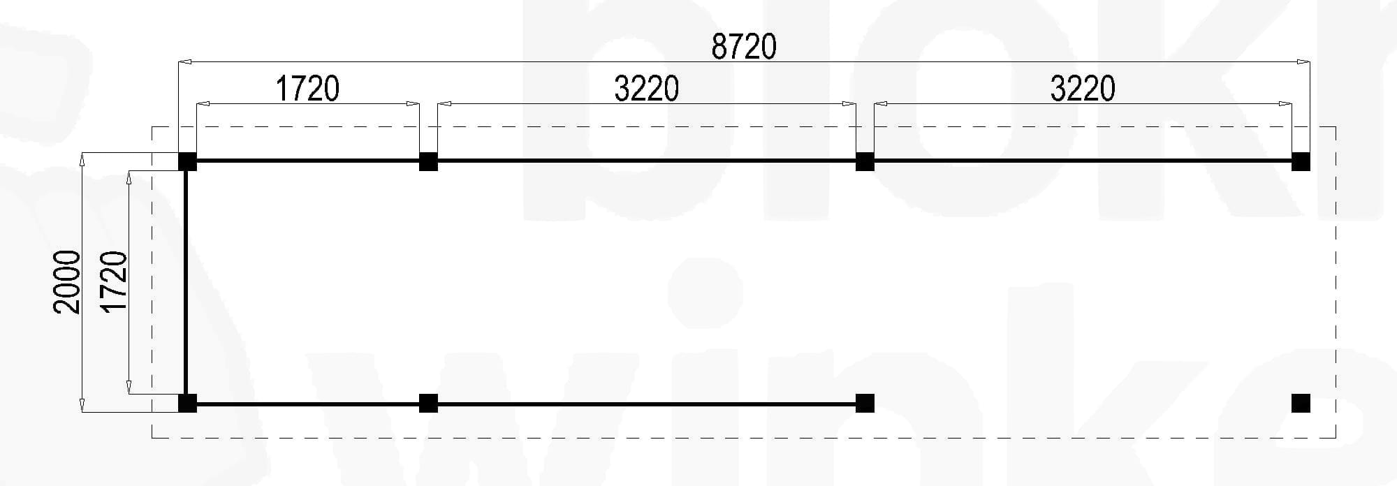 Plattegrond Lugarde Veranda Arnhem 872x200 geïmpregneerd