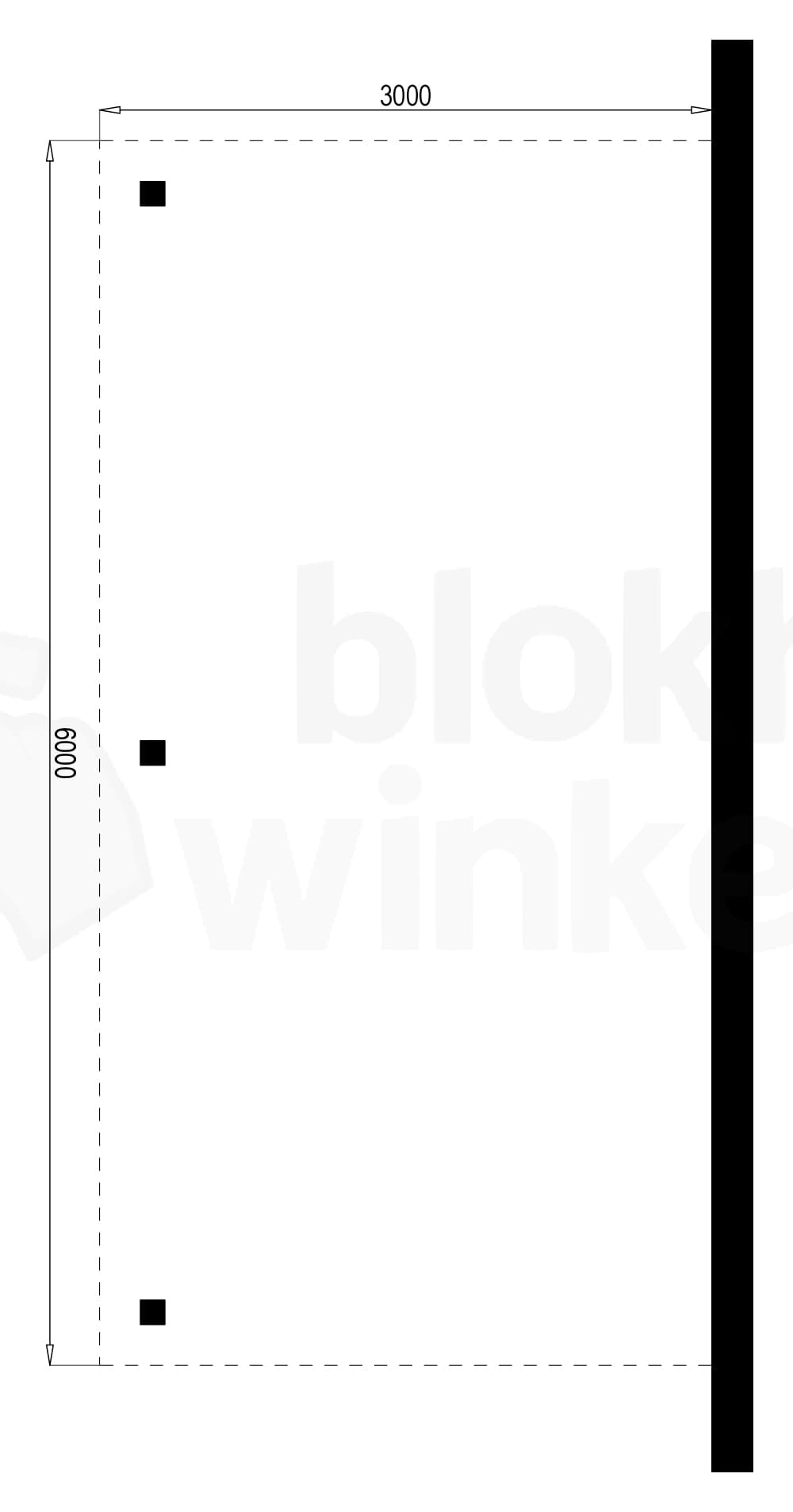 Plattegrond Outback Geïmpregneerde Aanbouw Carport 300x600