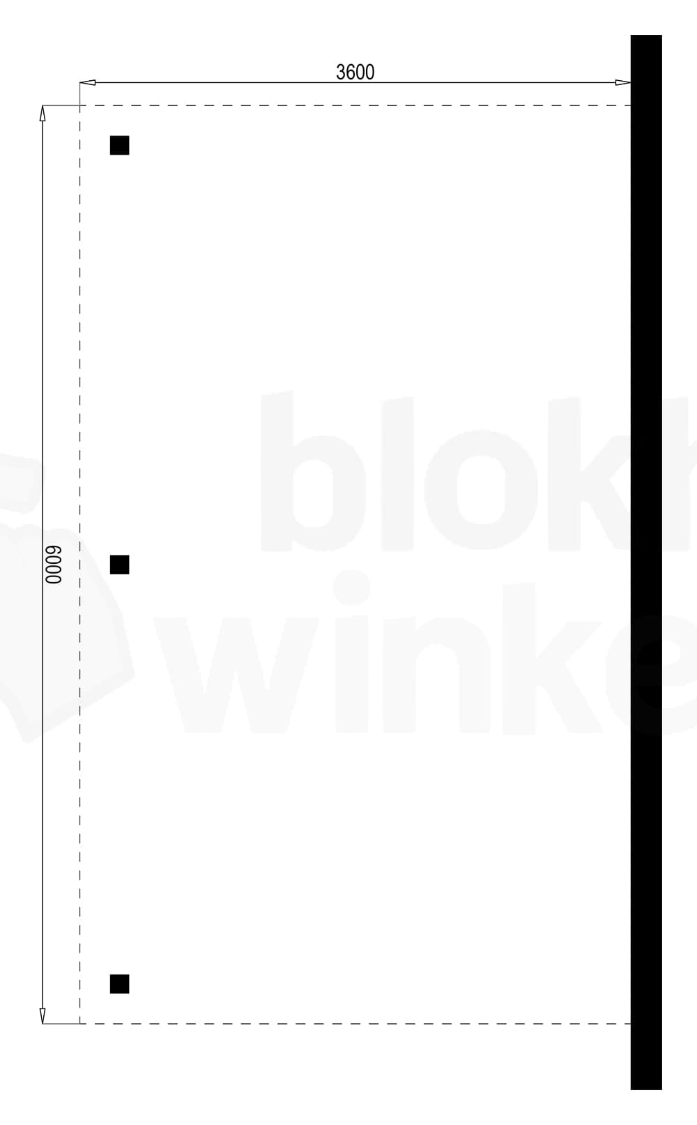 Plattegrond Outback Geïmpregneerde Aanbouw Carport 360x600