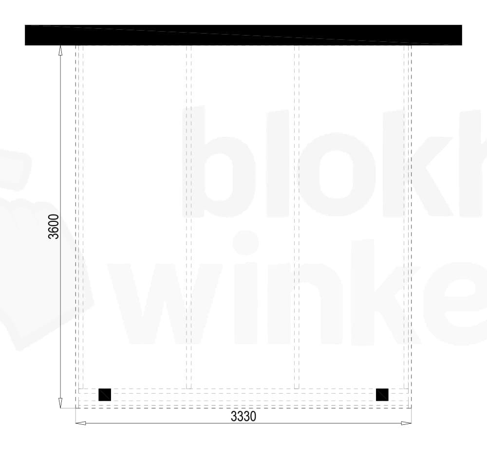 Plattegrond Overkapping Outback Panorama 333x360