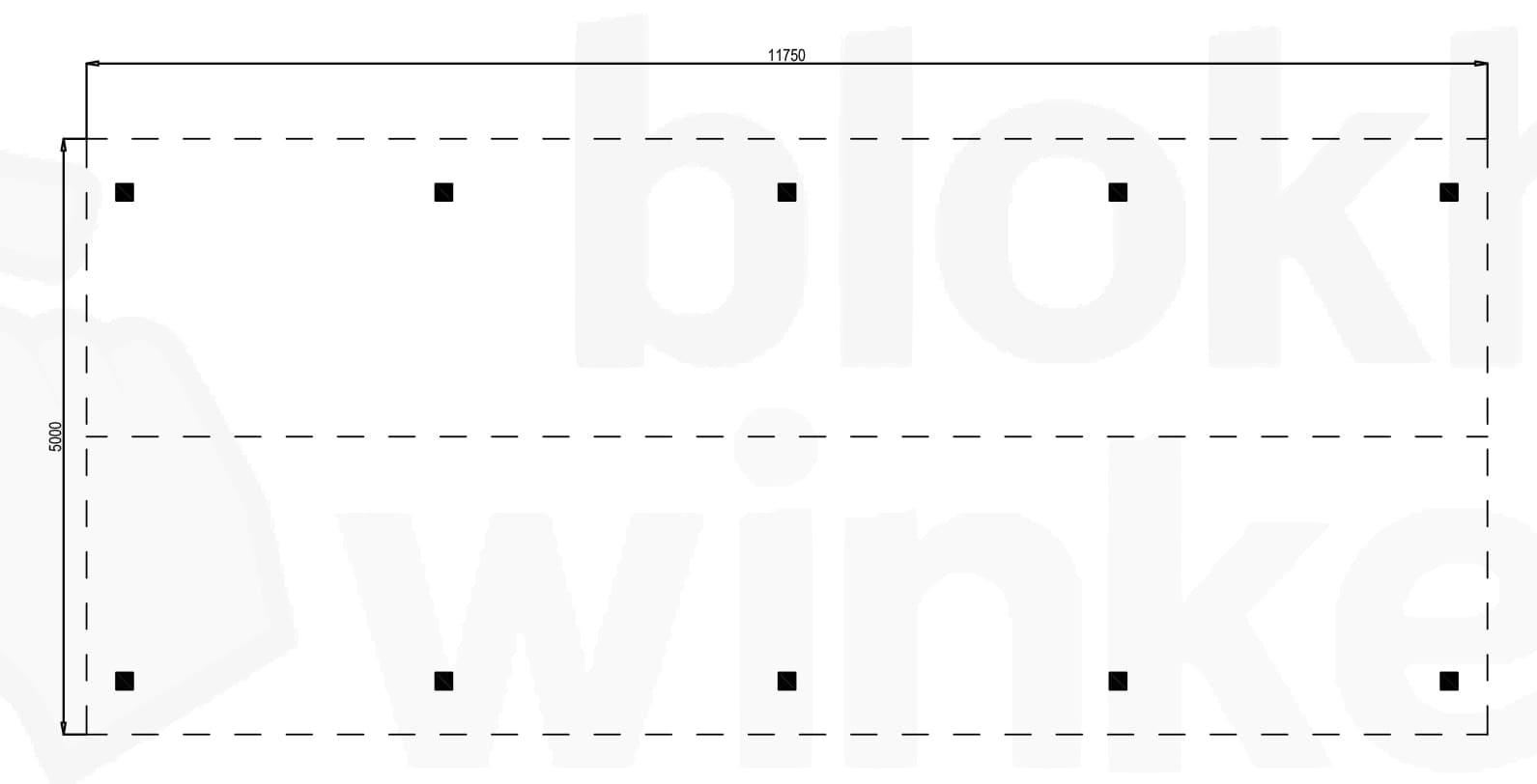 Plattegrond Outback Douglas Veranda Zadeldak 1175x500