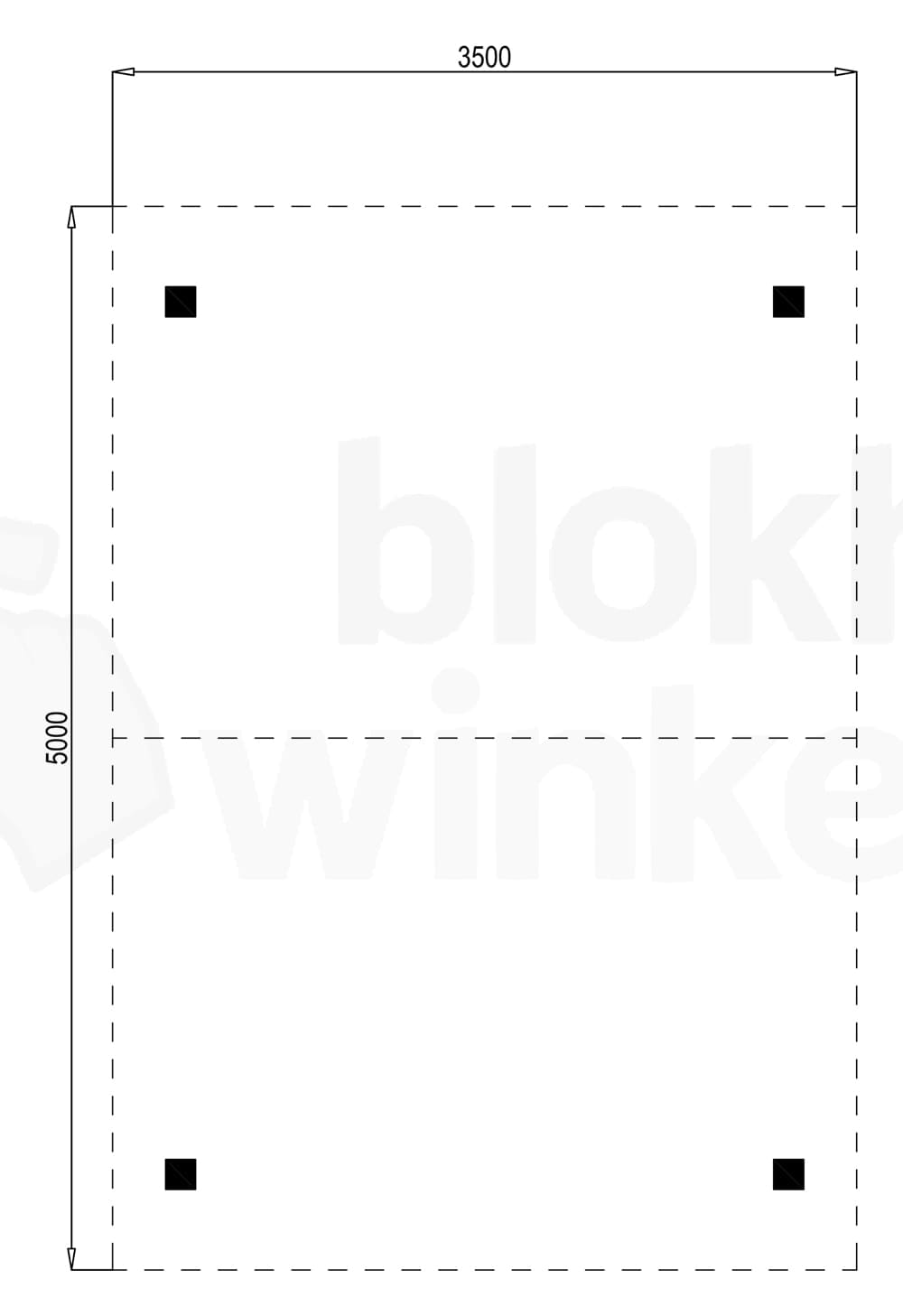 Plattegrond Outback Douglas Veranda Zadeldak 350x500