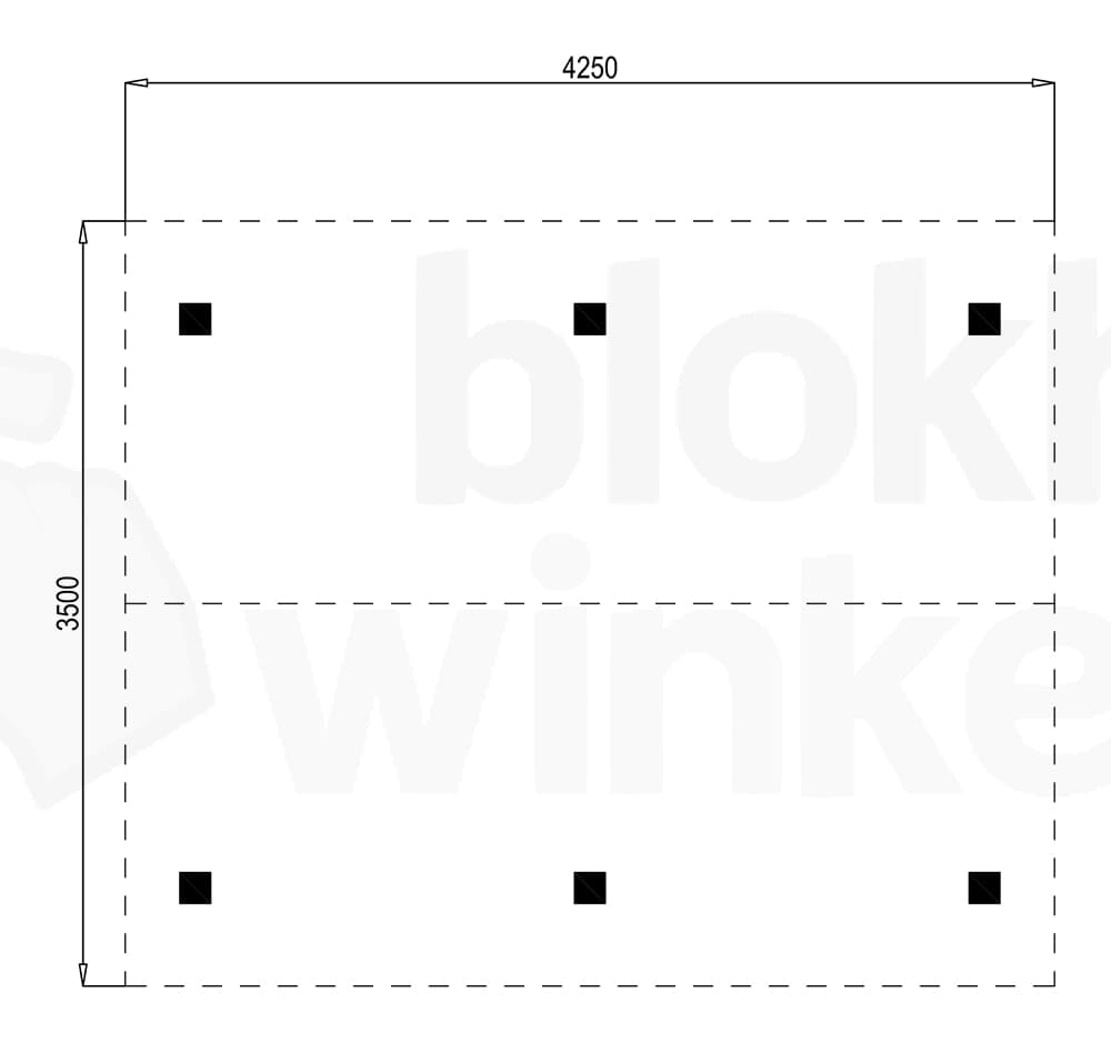 Plattegrond Outback Douglas Veranda Zadeldak 425x350