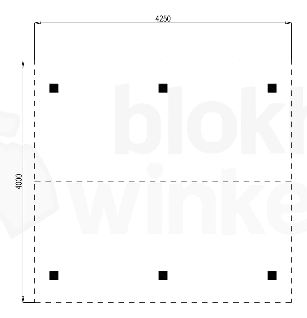Plattegrond Outback Douglas Veranda Zadeldak 425x400