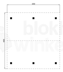 douglas veranda met zadeldak Outback Douglas Veranda Zadeldak 425x450 - Outback - ODVZ425x450 - 425x450