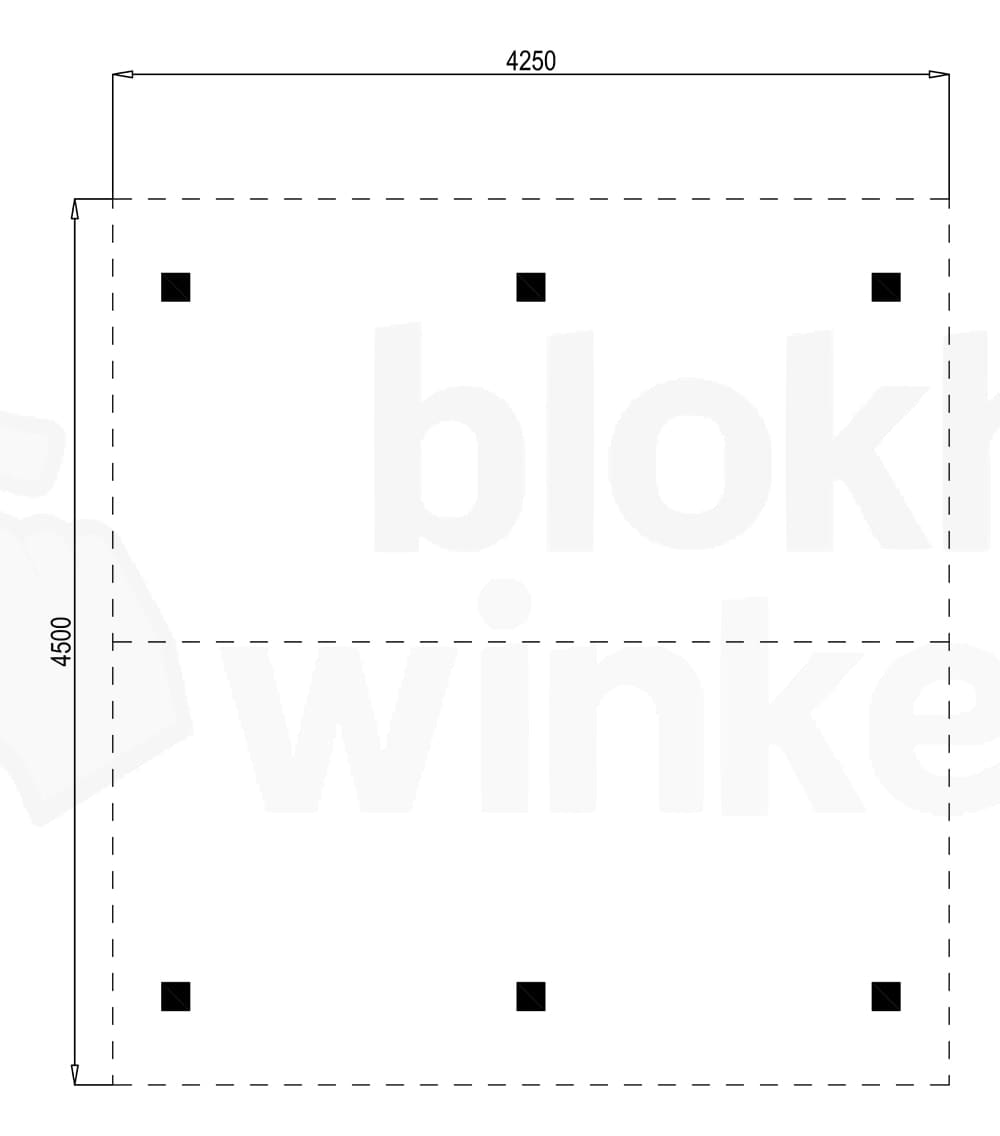 Plattegrond Outback Douglas Veranda Zadeldak 425x450